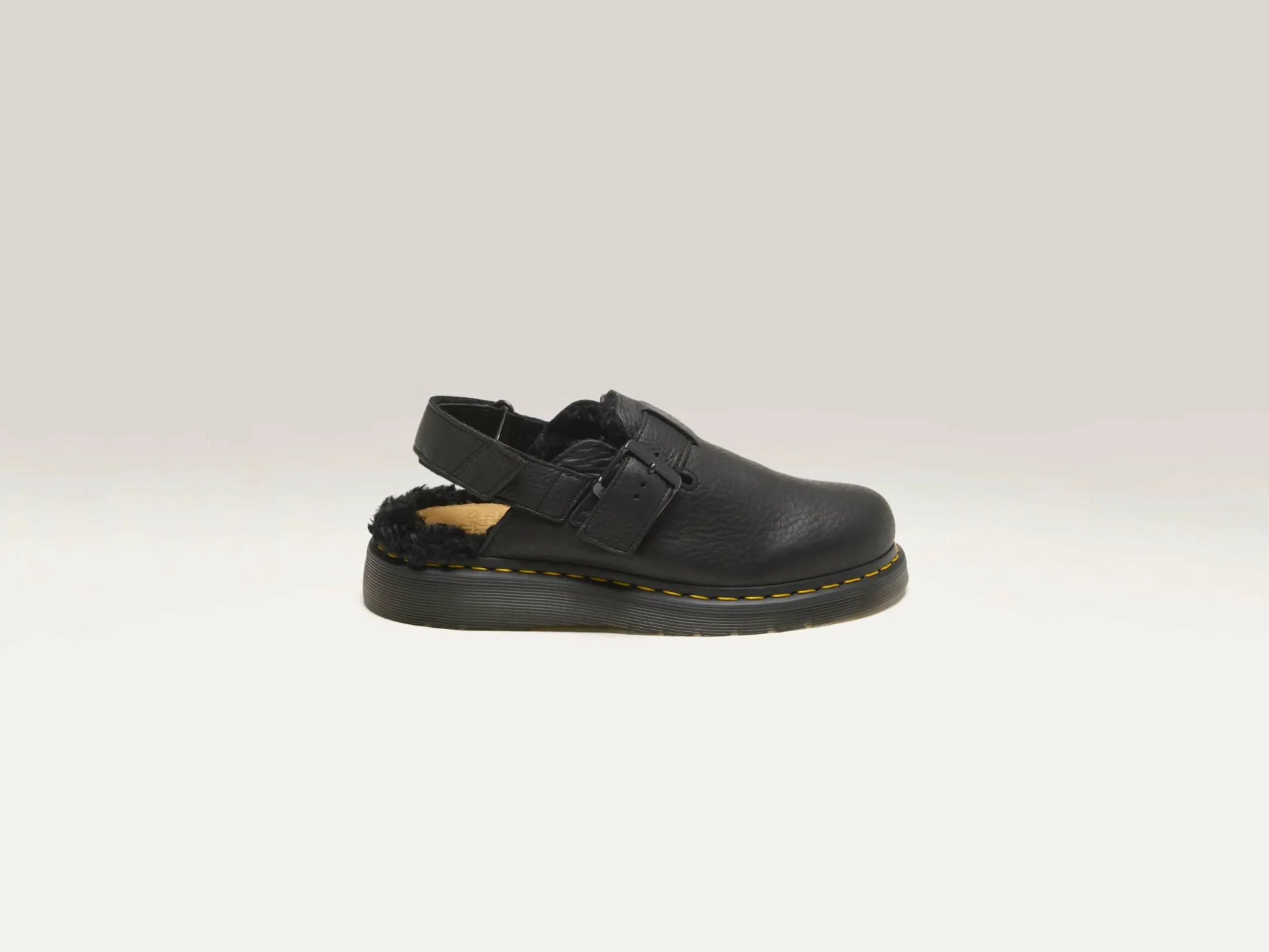 DR. MARTENS Jorge II Muiltjes Met Imitatiebont Voering Voor Vrouwen