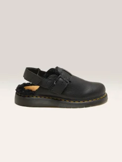 DR. MARTENS Jorge II Muiltjes Met Imitatiebont Voering Voor Vrouwen