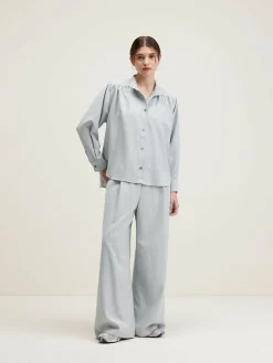 Peachy Knoopsluiting Blouse