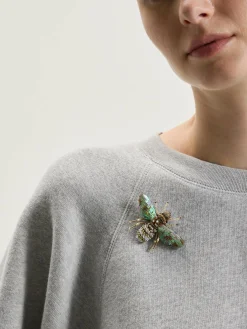 TROVELORE Parel Bee Broche